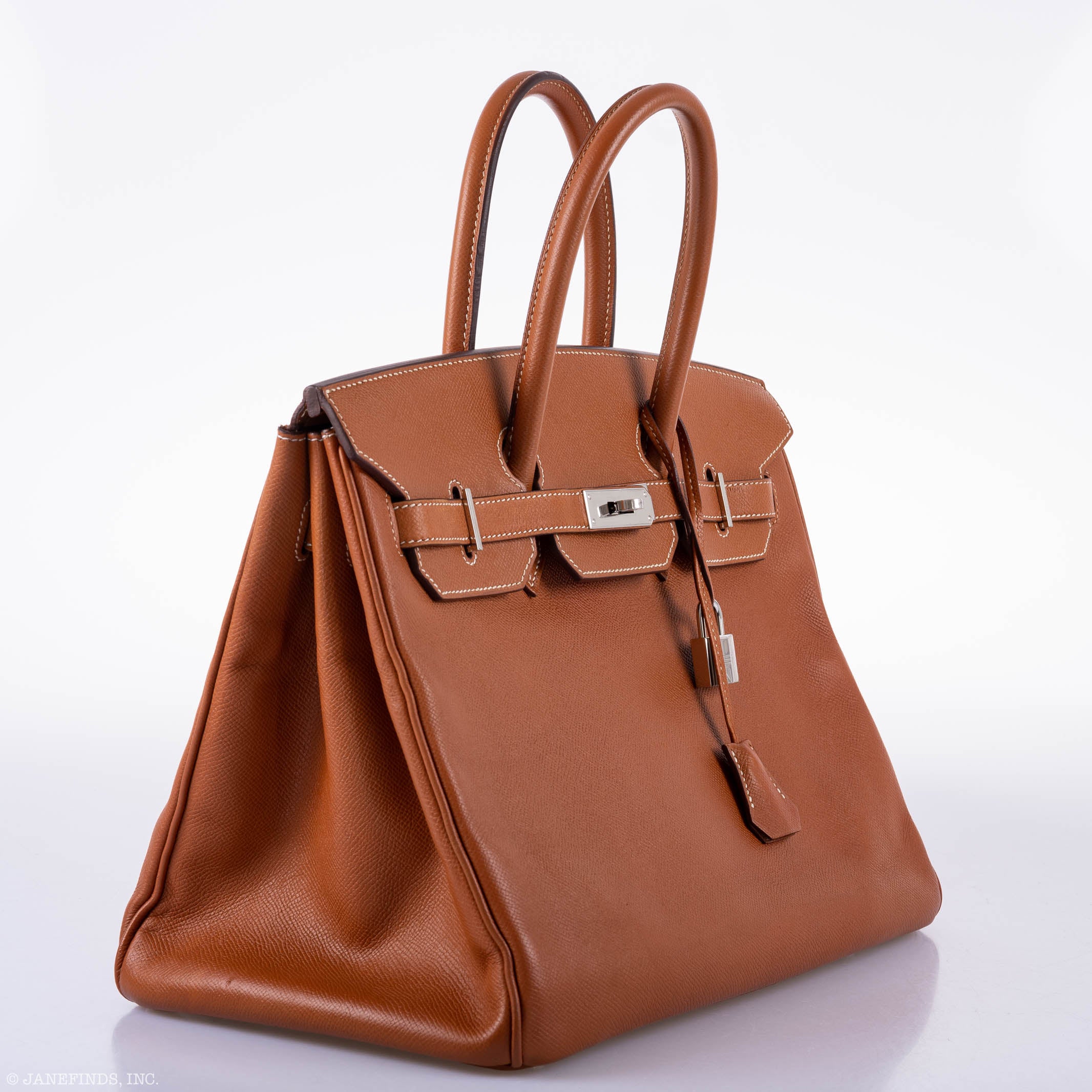 Hermès Birkin 35 Gold Epsom Palladium Hardware