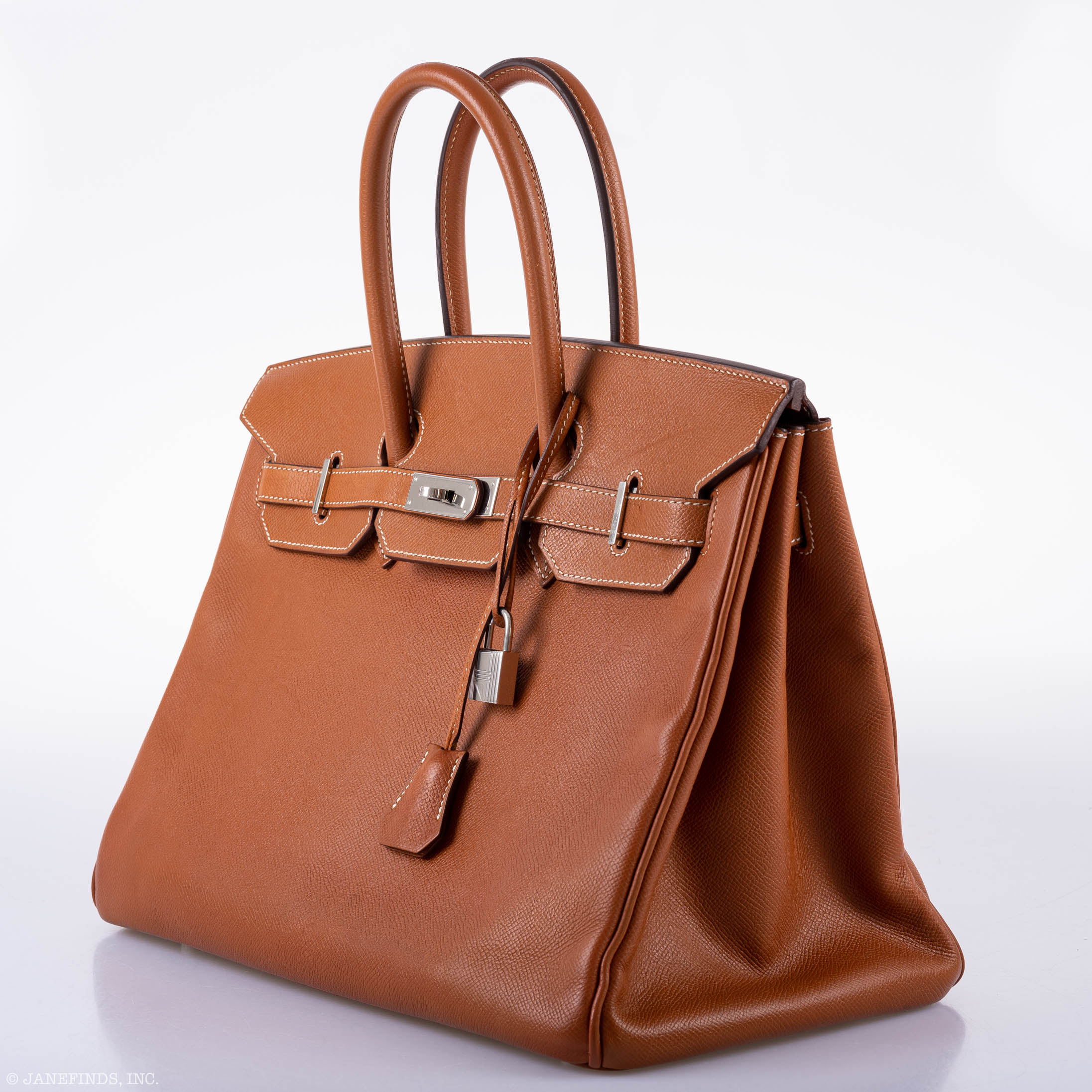 Hermès Birkin 35 Gold Epsom Palladium Hardware