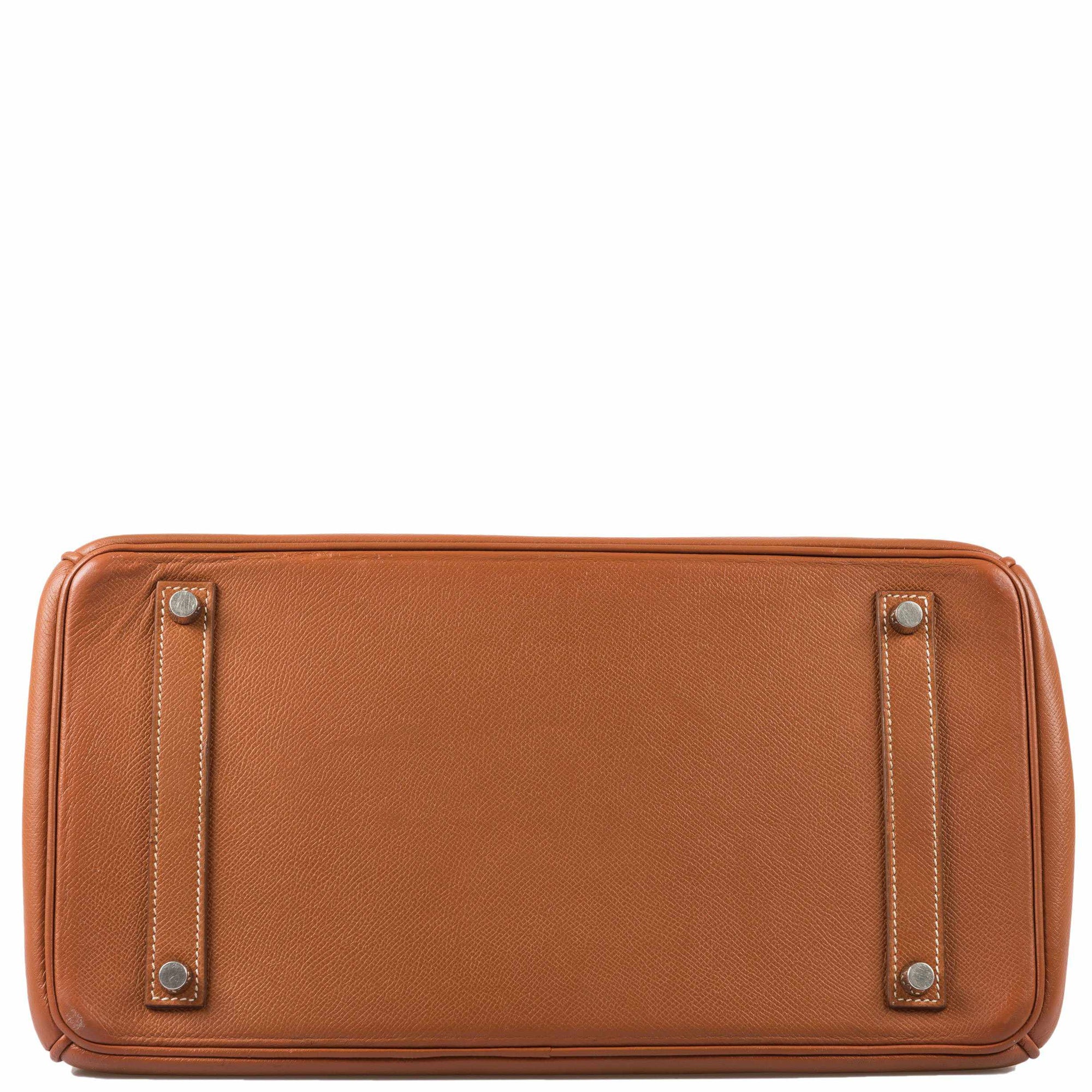 Hermès Birkin 35 Gold Epsom Palladium Hardware