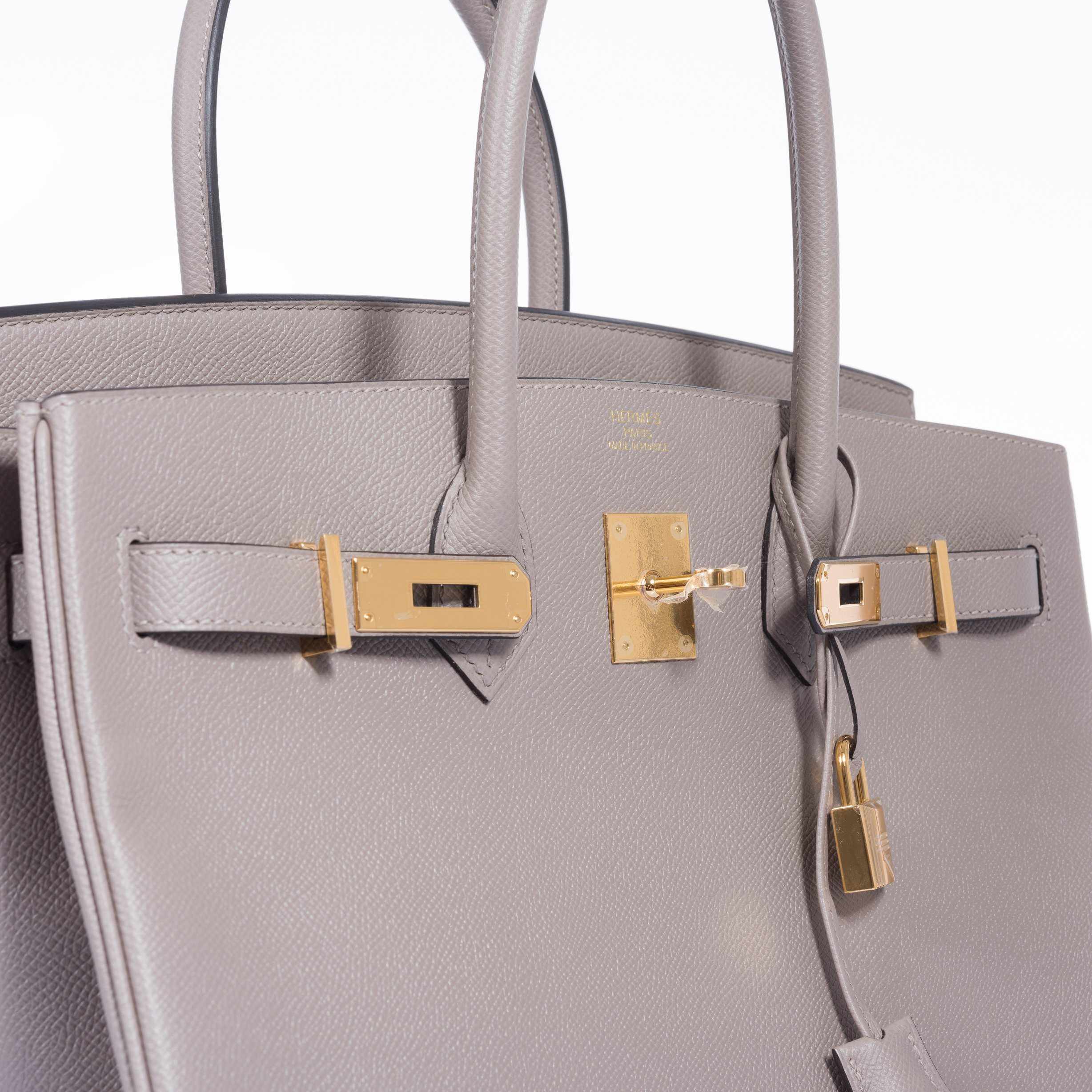 Hermès Birkin 35 Gris Asphalte Epsom Gold Hardware