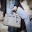 Hermès Birkin 35 Gris Mouette Verso Blue Agate Togo Palladium Hardware - 2016, X