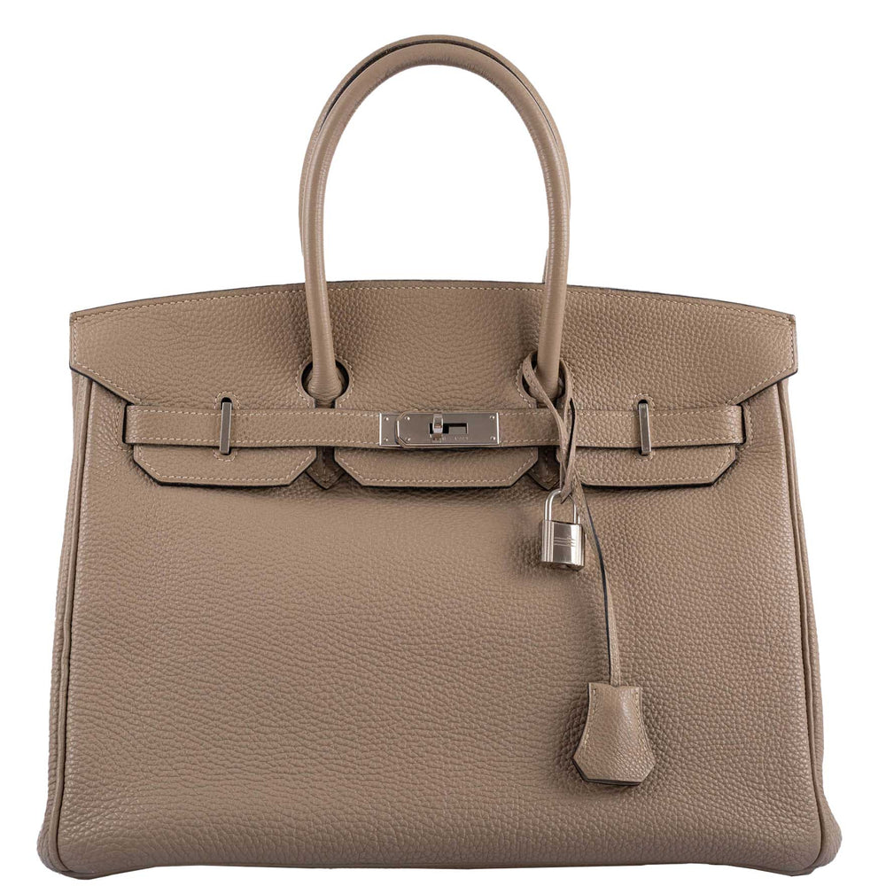 Hermès Birkin 35 Gris Tourterelle Togo with Palladium Hardware