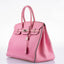 Hermès Birkin 35 HSS 5P Bubblegum Pink & Celeste Togo Palladium Hardware - 2011, Square O