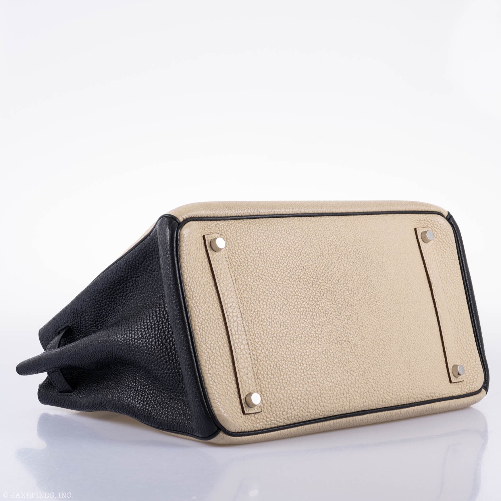 Hermès Birkin 35 HSS Black Parchemin Togo Palladium Hardware