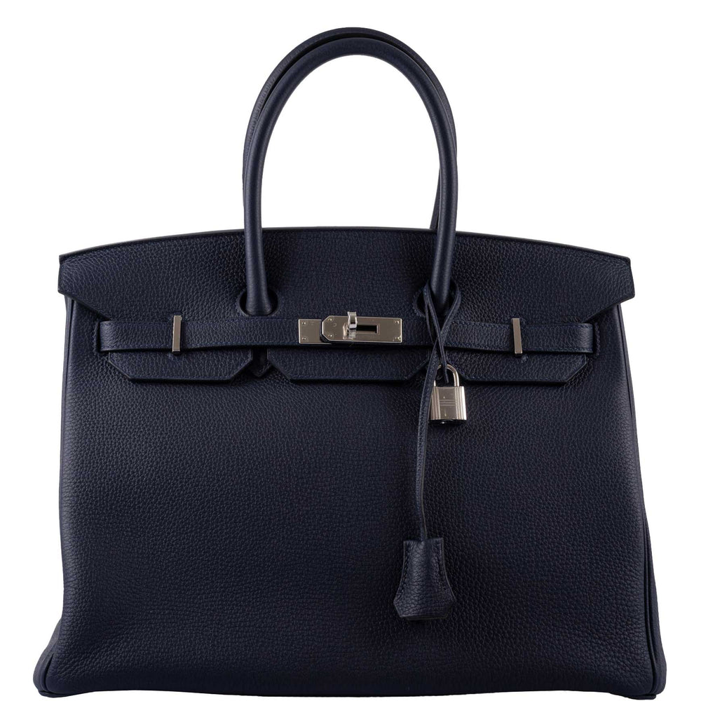 Hermès Birkin 35 HSS Bleu Nuit Outside & Gris Étain Inside Togo Palladium Hardware
