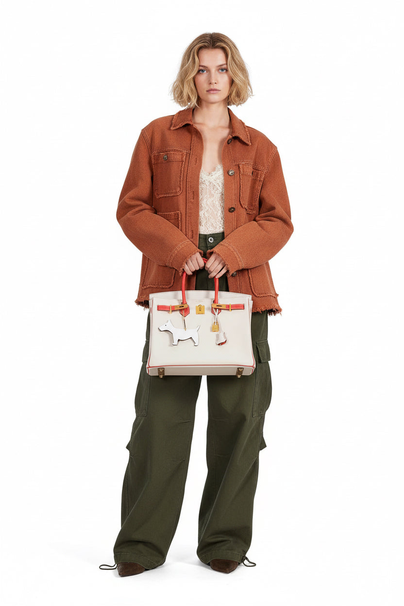 Hermès Birkin 35 HSS Craie, Rose Jaipur Epsom Brushed Gold Hardware