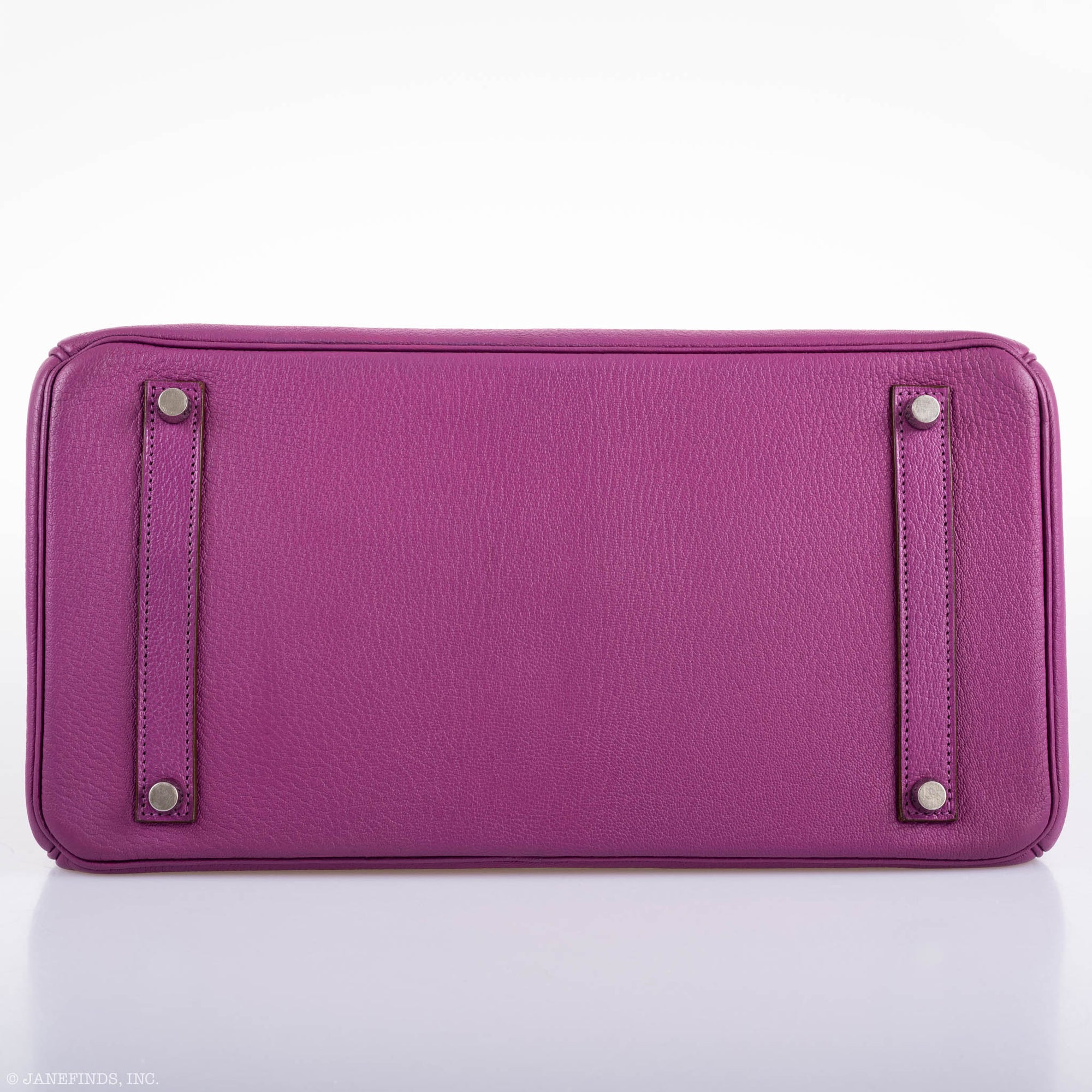 Hermès Birkin 35 HSS Cyclamen & Iris Chèvre Goatskin Brushed Palladium Hardware - 2009 M, Square