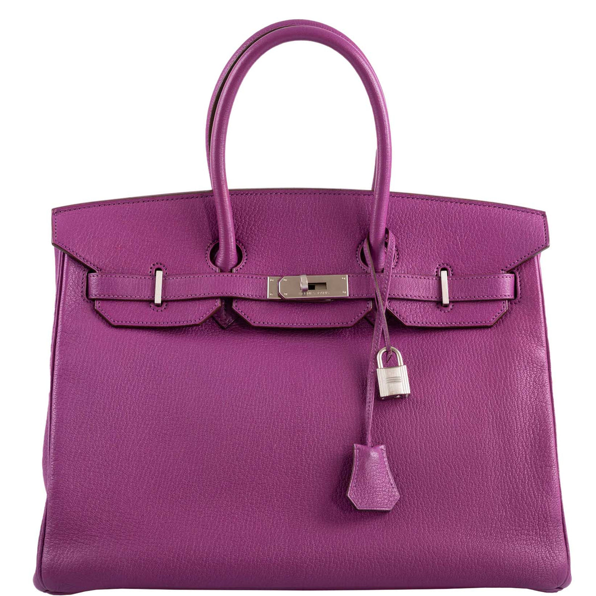 Hermes Cyclamen Pink-Purple Chevre Goatskin 30cm 30 Birkin Tote Bag PH –  Boutique Patina