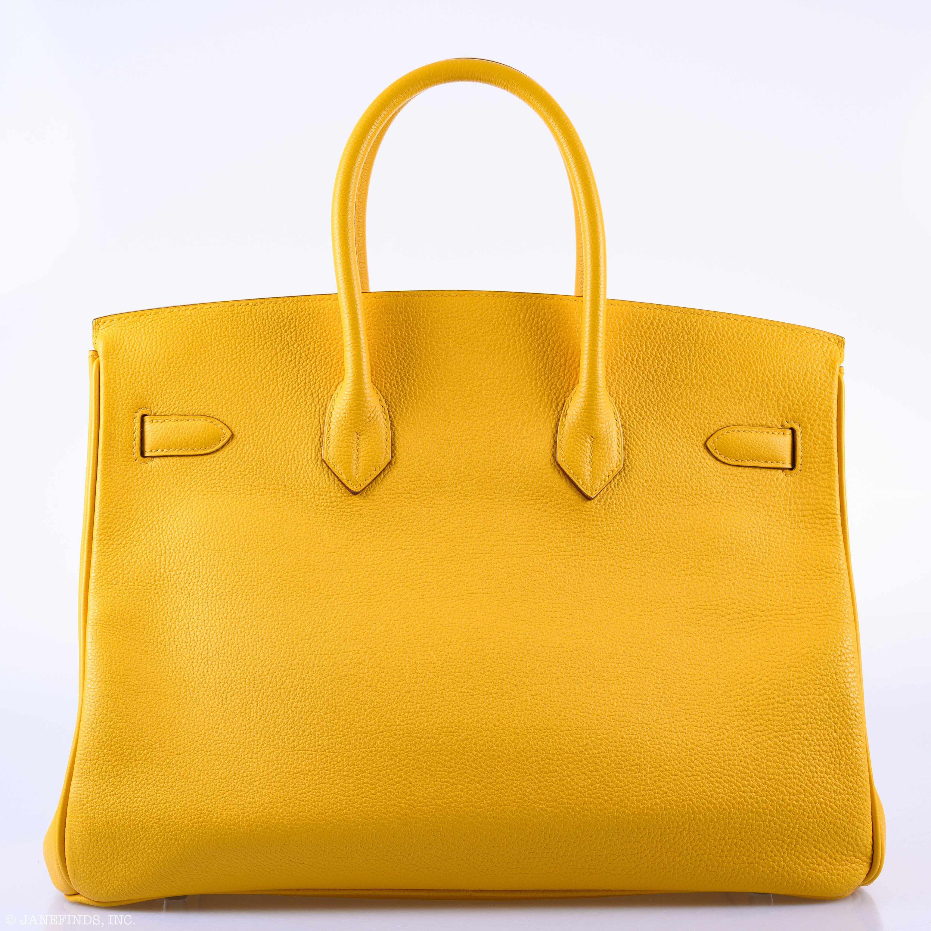 HERMES エルメス スリングバック パンプス イエロー Hermès Birkin 35 HSS Fringe Soleil Togo & Multicolor Swift