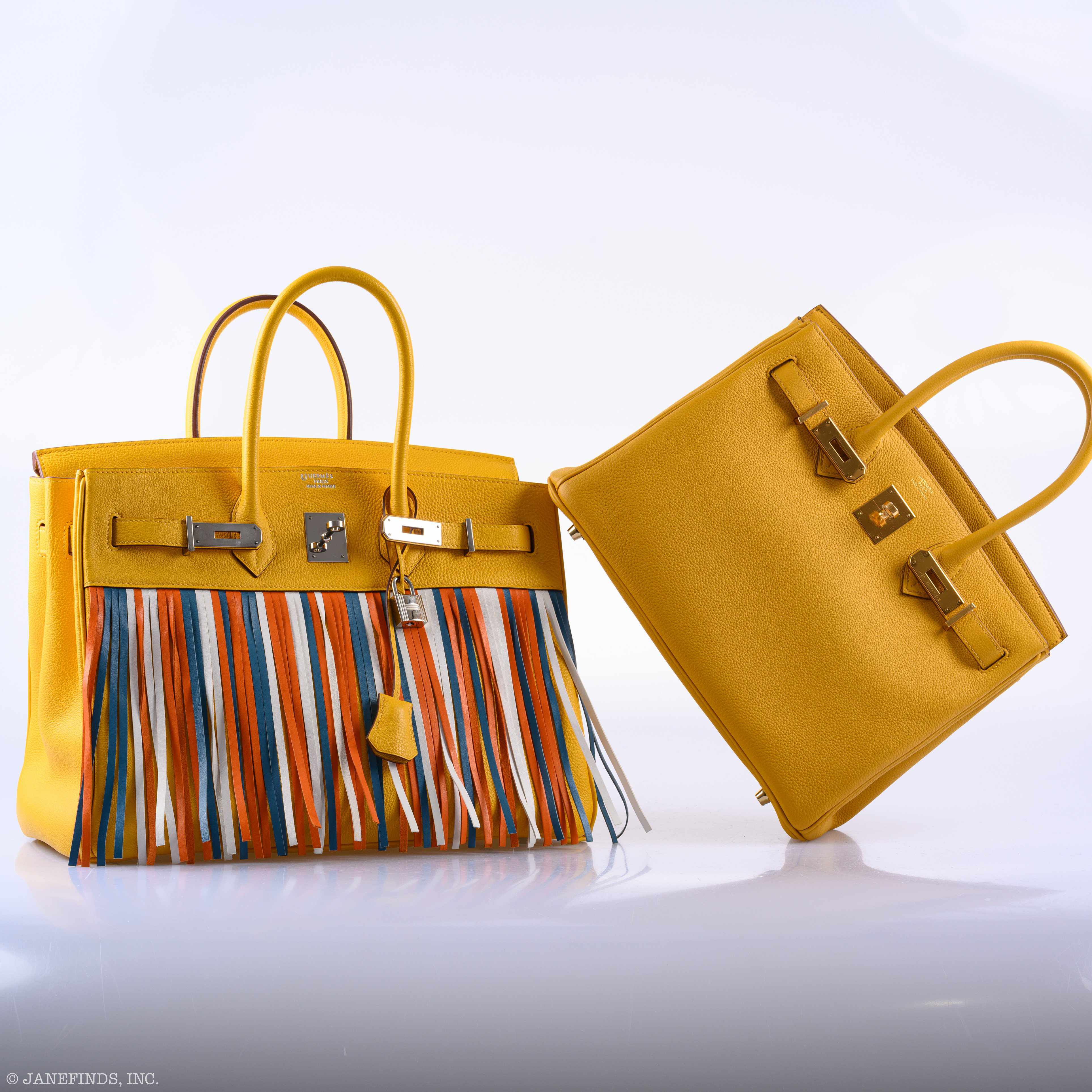Hermès Birkin 35 HSS Fringe Soleil Togo & Multicolor Swift