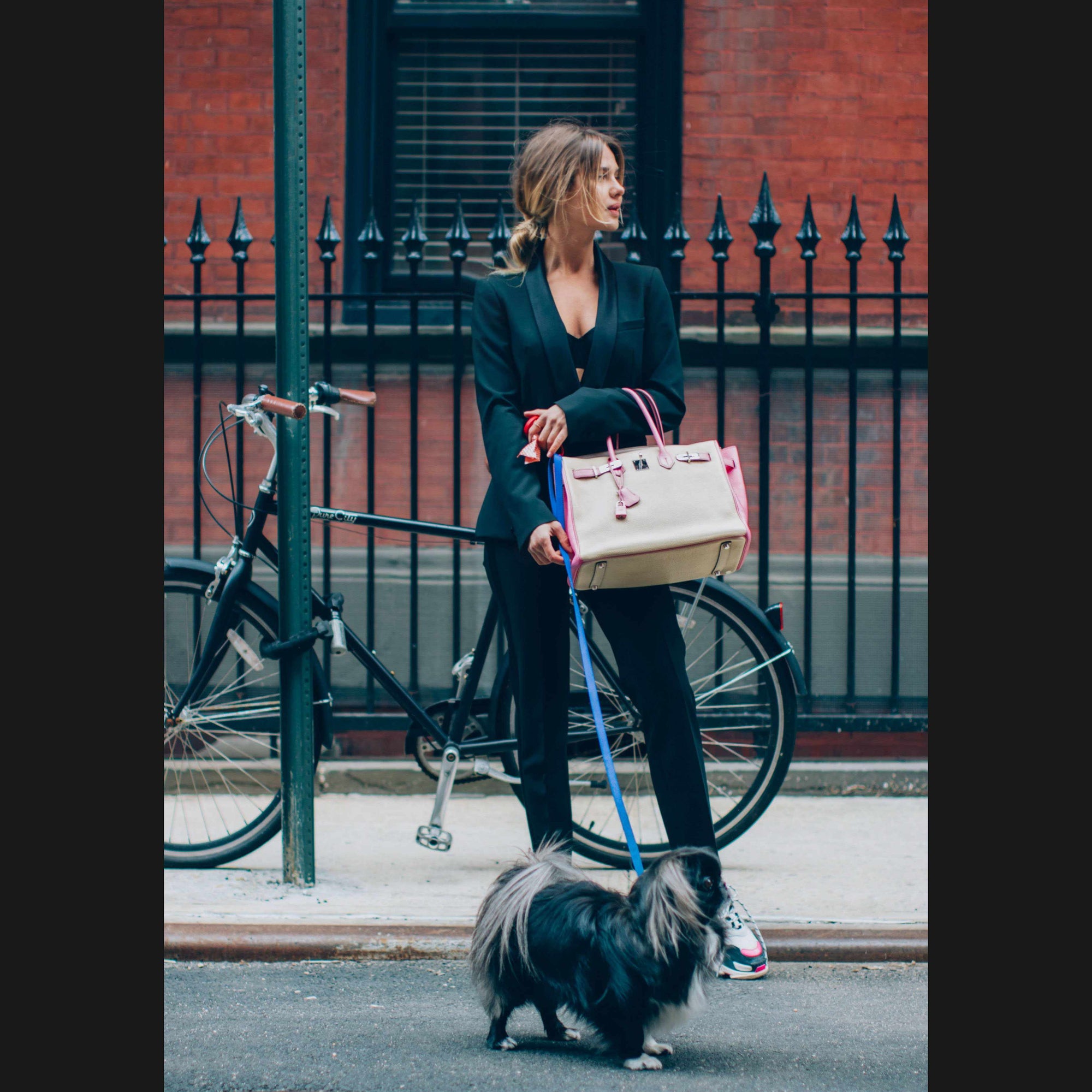Hermès Birkin 35 HSS Gris Tourterelle/Bubblegum/Trench Togo Palladium Hardware