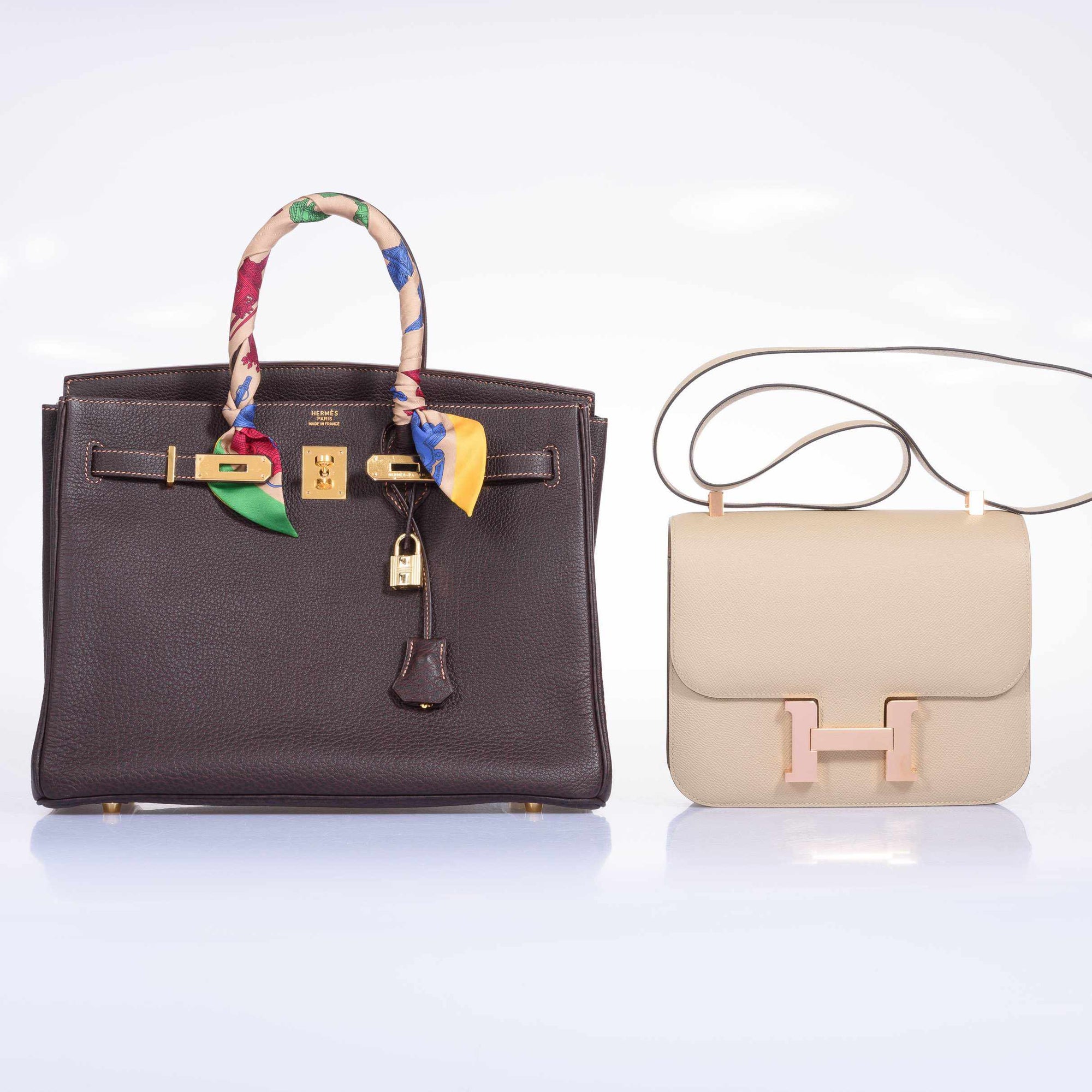 Hermès Birkin 35 Havane Fjord Special Stitching Gold Hardware