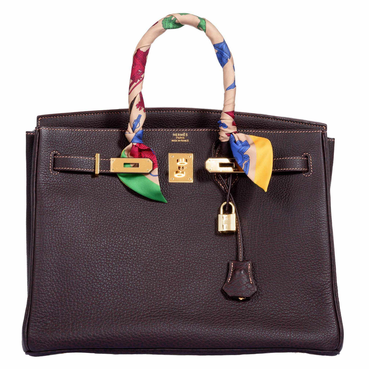Hermès 35cm Brown Birkin of Fjord Leather with Gold Hardware, Handbags and  Accessories Online, Ecommerce Retail