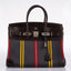 Hermès Birkin 35 Jumping Canvas and Ebene Box Leather with Palladium Hardware