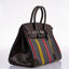 Hermès Birkin 35 Jumping Canvas and Ebene Box Leather with Palladium Hardware
