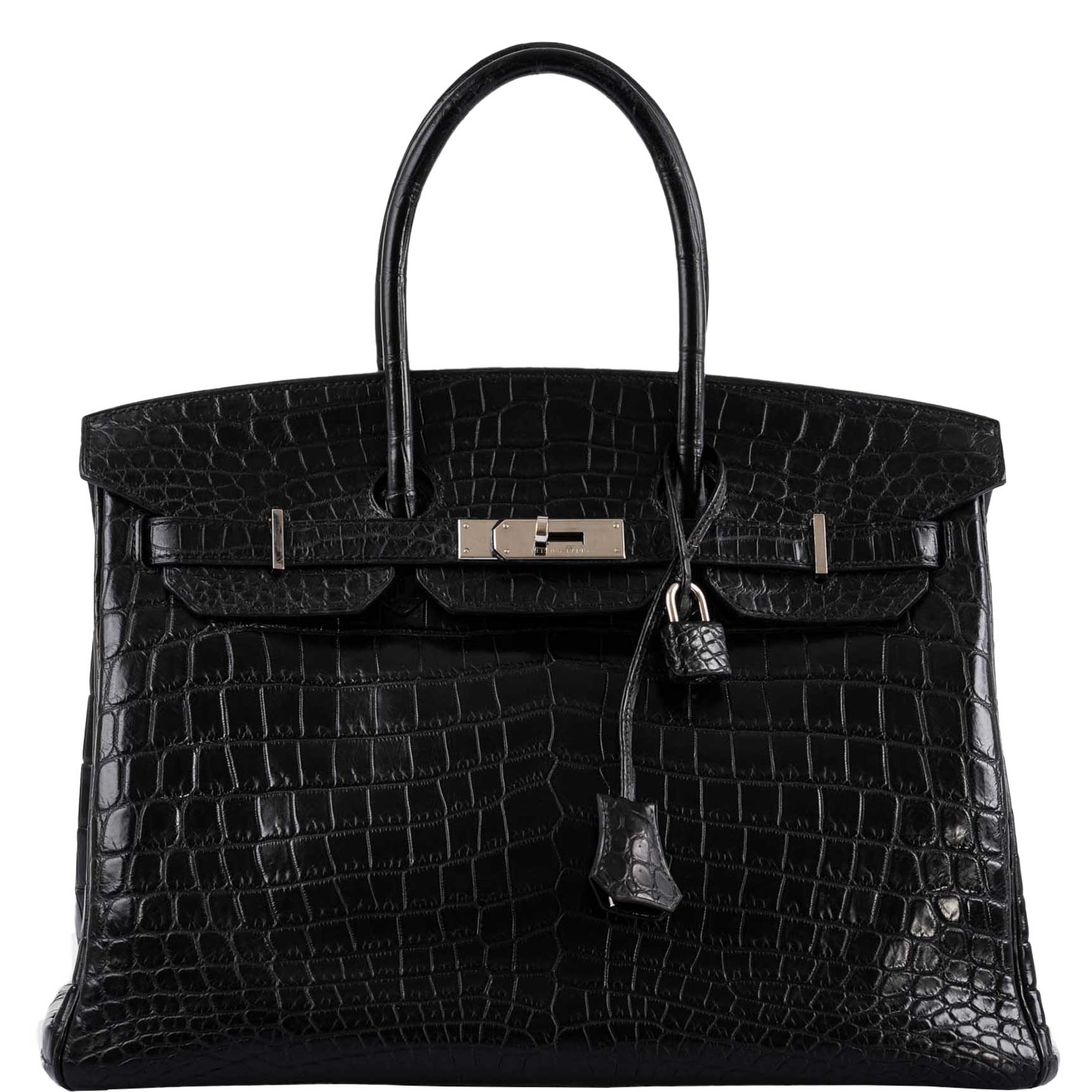Hermès Birkin 35 Matte Black Nilo Crocodile with Palladium Hardware