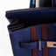 Hermès Birkin 35 Officier Blue Encre Verso Bordeaux Togo Palladium Hardware