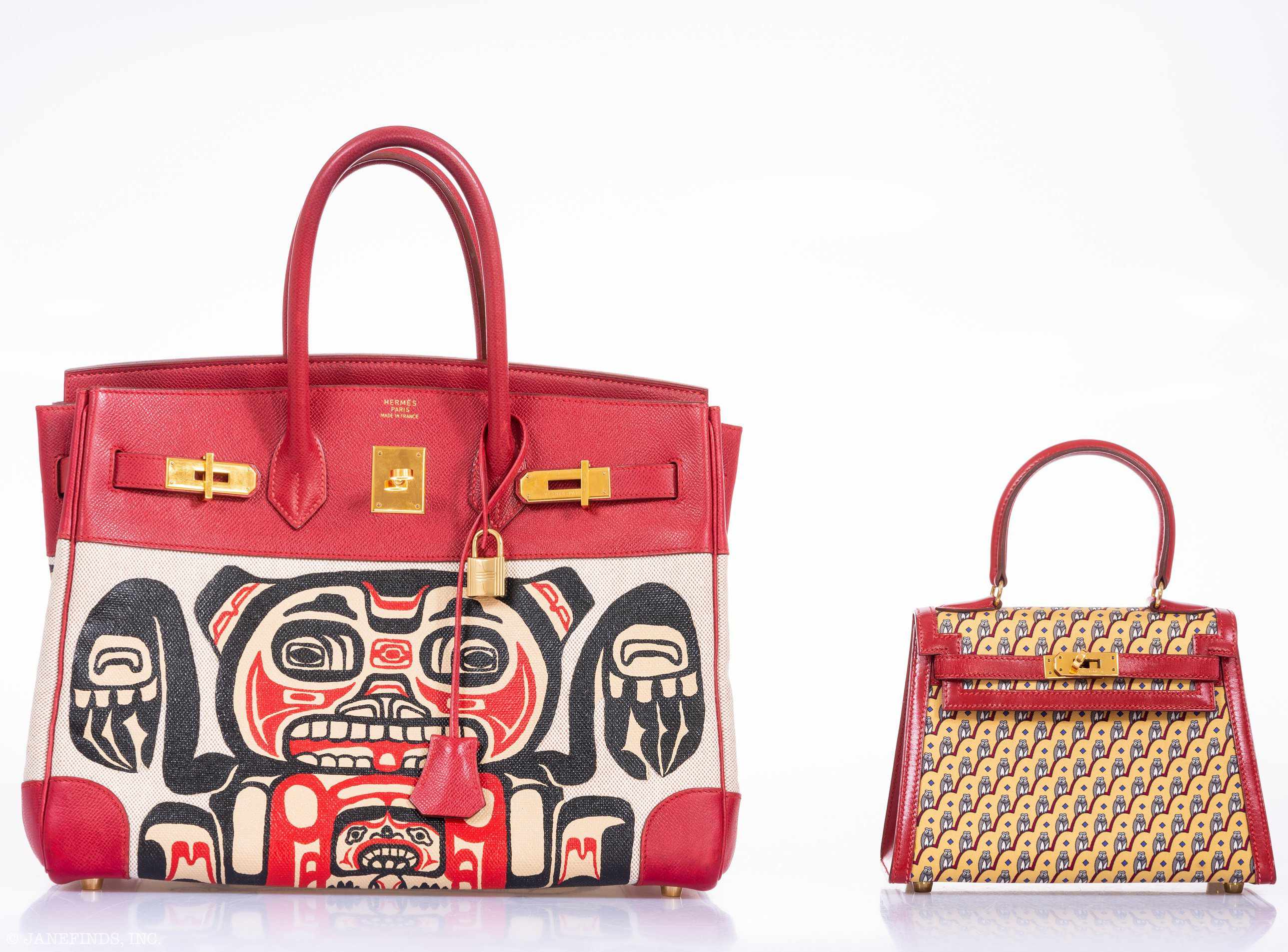 Hermès Birkin 35 Red "Totem" Gold Hardware * JaneFinds Custom Shop