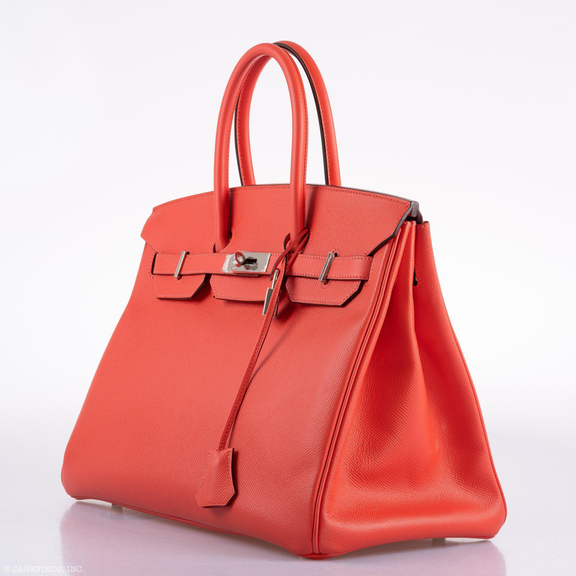 Hermès Birkin 35 Rose Jaipur Epsom Palladium Hardware