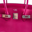 Hermès Birkin 35 Rose Tyrien Chevre Palladium Hardware - Extra Pocket