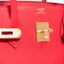 Hermès Birkin 35 Rouge Tomate Clemence Gold Hardware