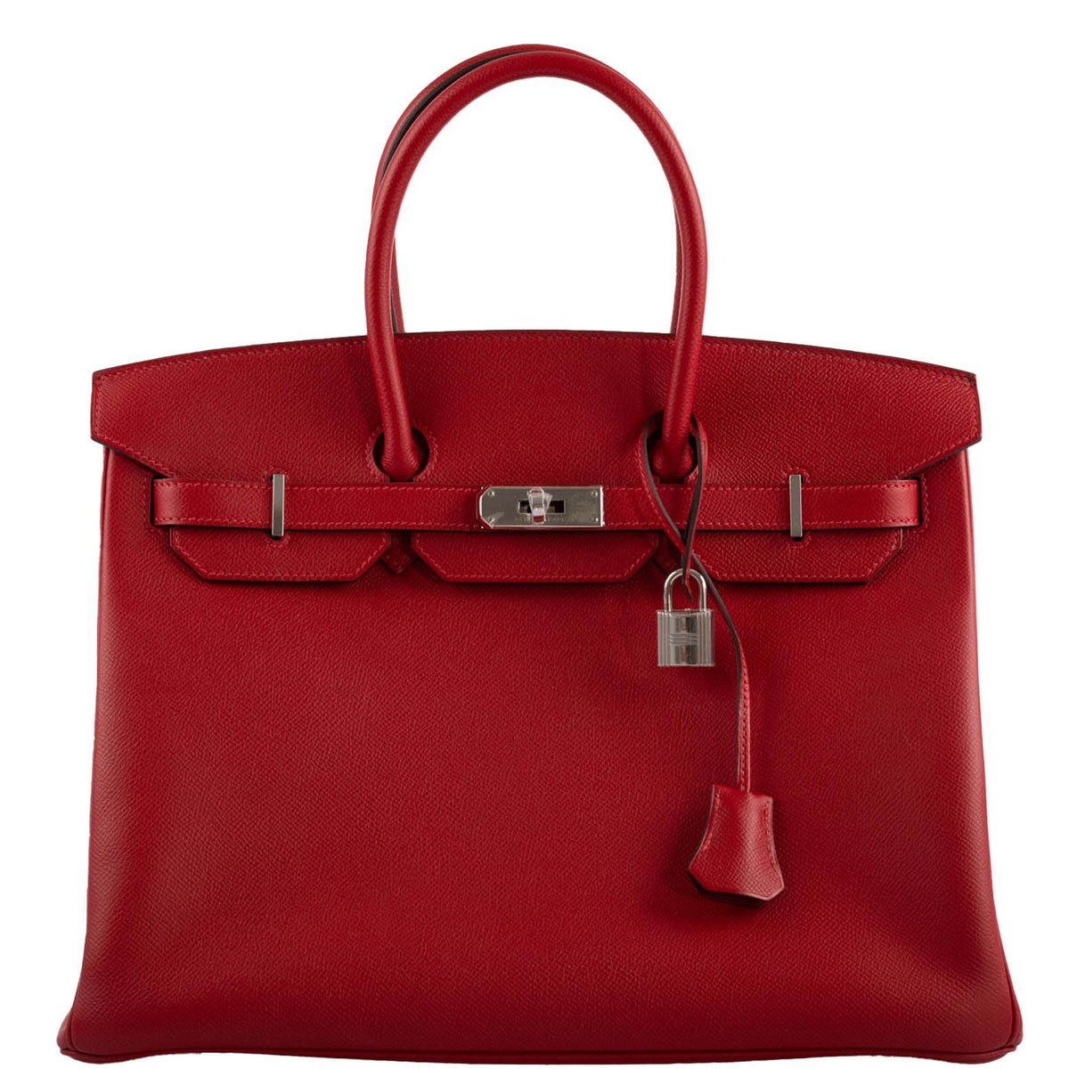 Hermès Birkin 35 Rouge Vif Bag PHW