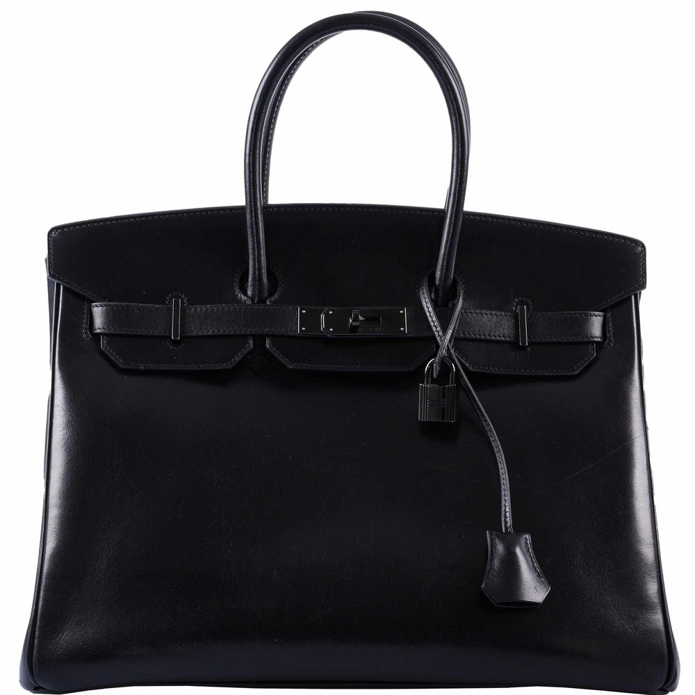 Hermès Birkin 35 SO BLACK Box Calf PVD Hardware