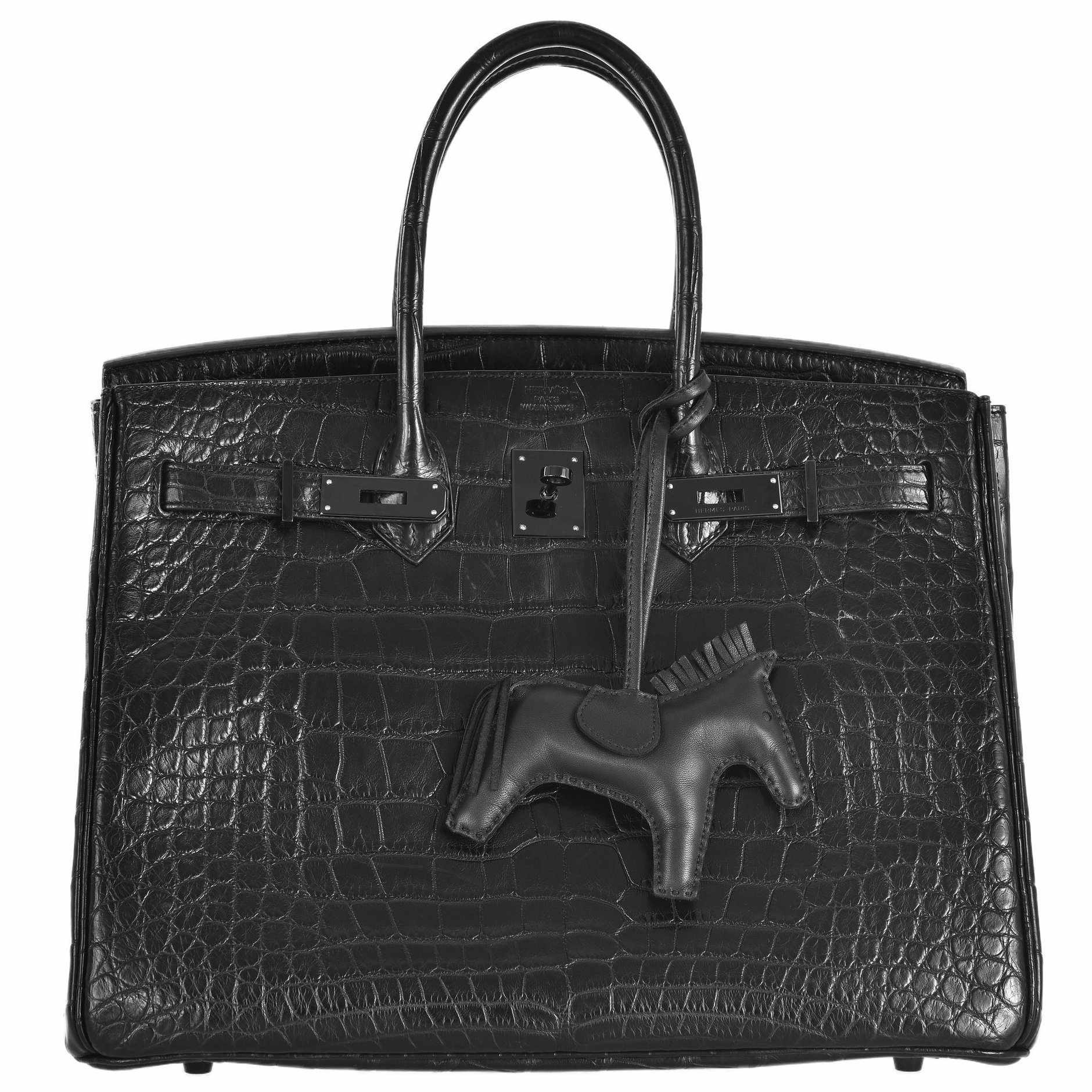 Hermès Birkin 35 SO BLACK Matte Alligator PVD Hardware