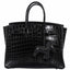 Hermès Birkin 35 SO BLACK Niloticus Crocodile Black Hardware - Legend