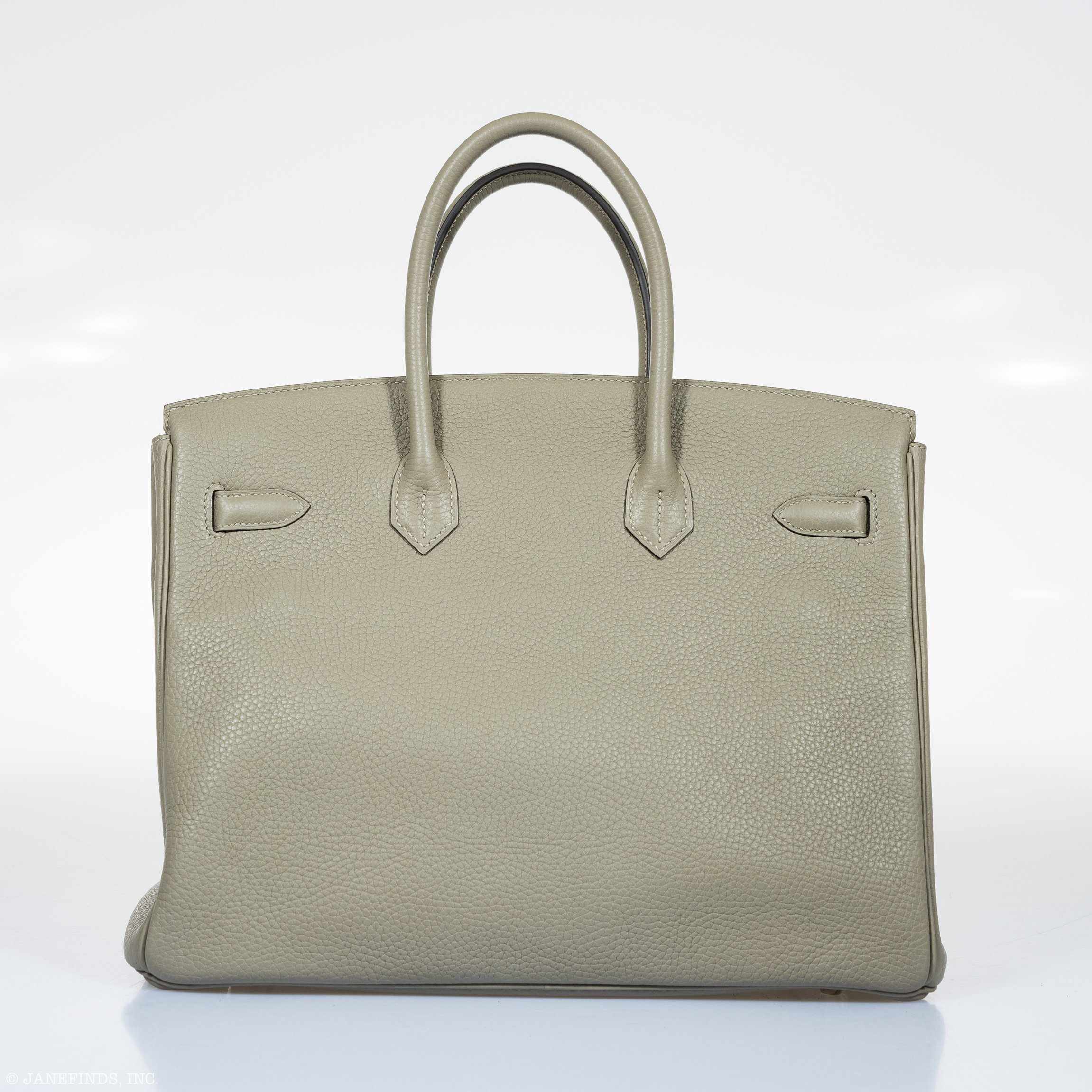 Hermès Birkin 35 Sage Clemence Palladium Hardware