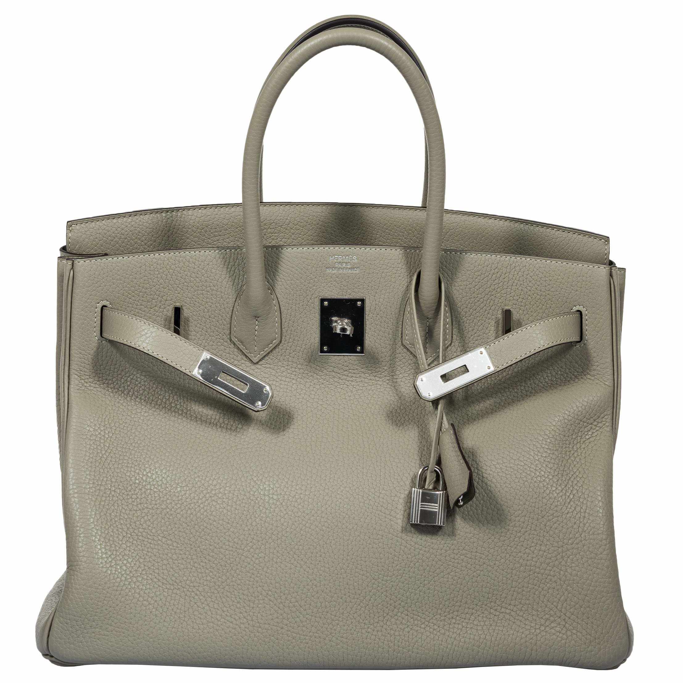 Hermès Birkin 35 Sage Clemence Palladium Hardware