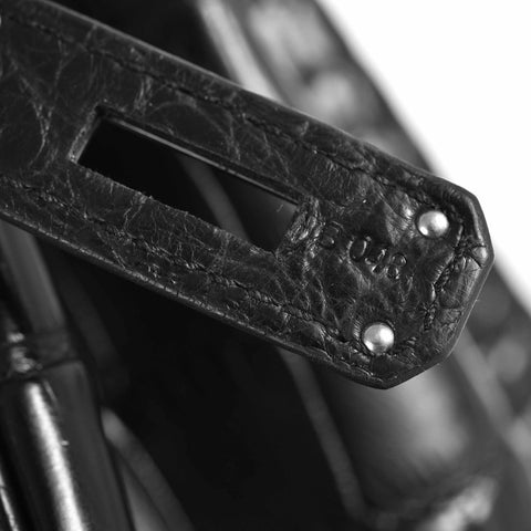 Hermès Birkin 35 So Black Alligator Black Matte Black Hardware – JaneFinds