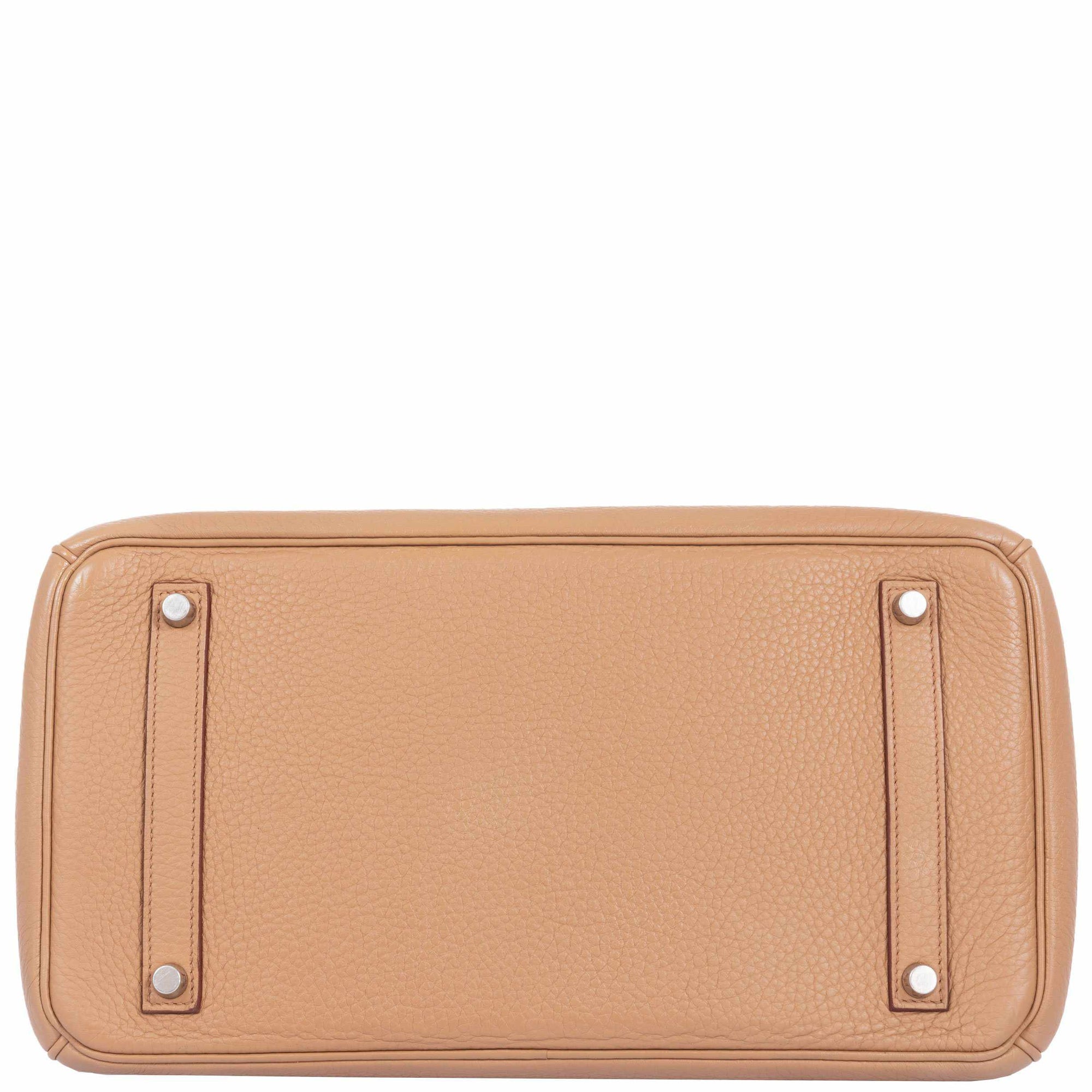 Hermès Birkin 35 Tabac Clemence Palladium Hardware