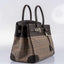 Hermès Birkin 35 Togo And Plaid Wool Lainage Palladium Hardware -Runway Bag