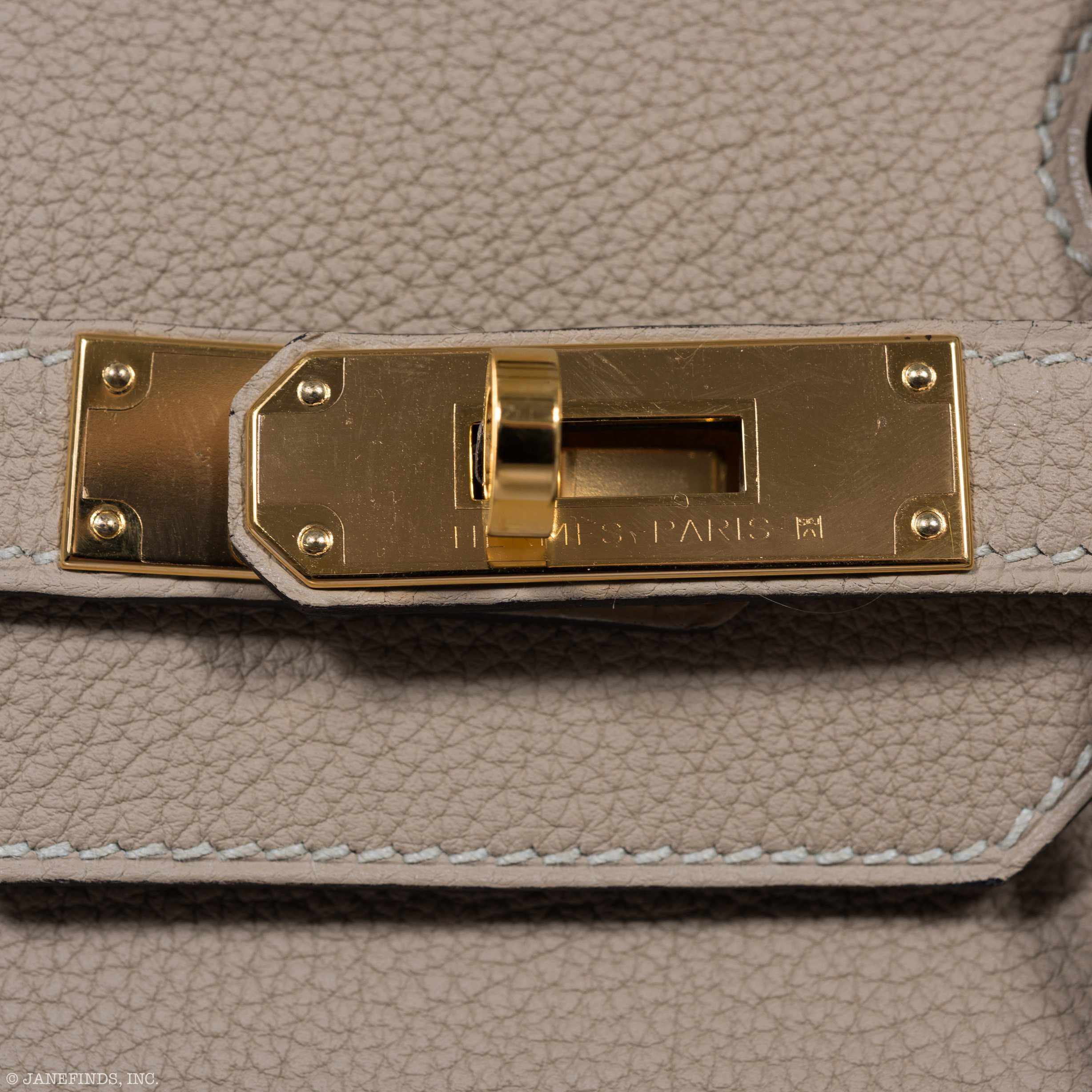 Hermès Birkin 35 Trench Togo Gold Hardware