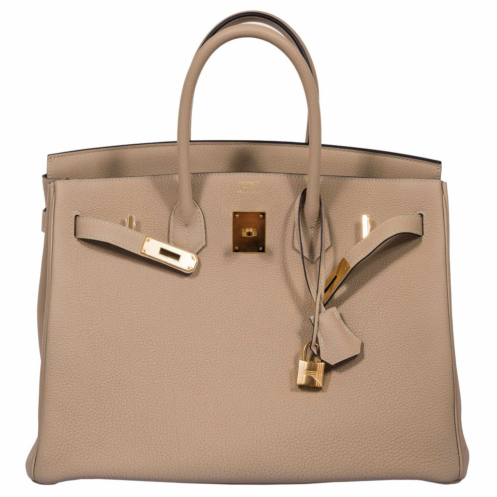 Hermès Birkin 35 Trench Togo Gold Hardware