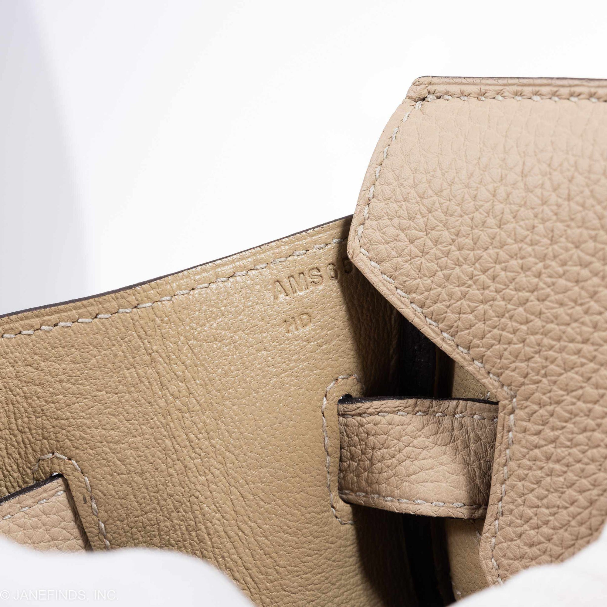 Hermès Birkin 35 Trench Togo Palladium Hardware