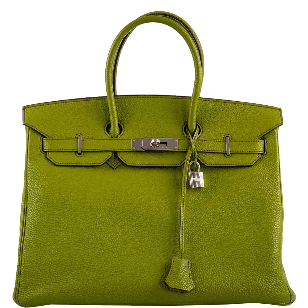 Hermès Birkin 35 Vert Anis Togo with Palladium Hardware