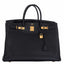 Hermès Birkin 40 Black Togo Gold Hardware - 2010, Square N