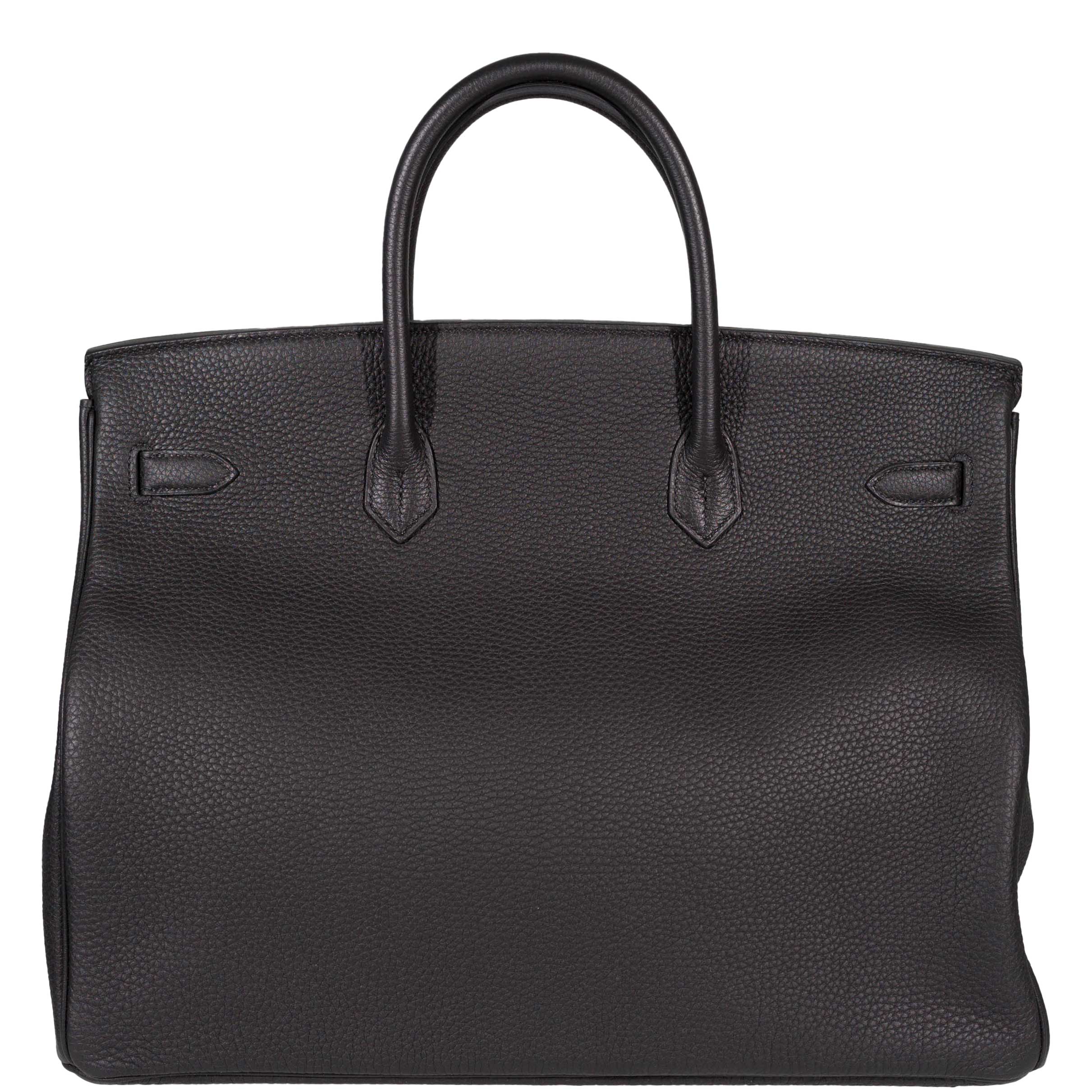 Hermès Birkin 40 Black Togo Leather Palladium Hardware