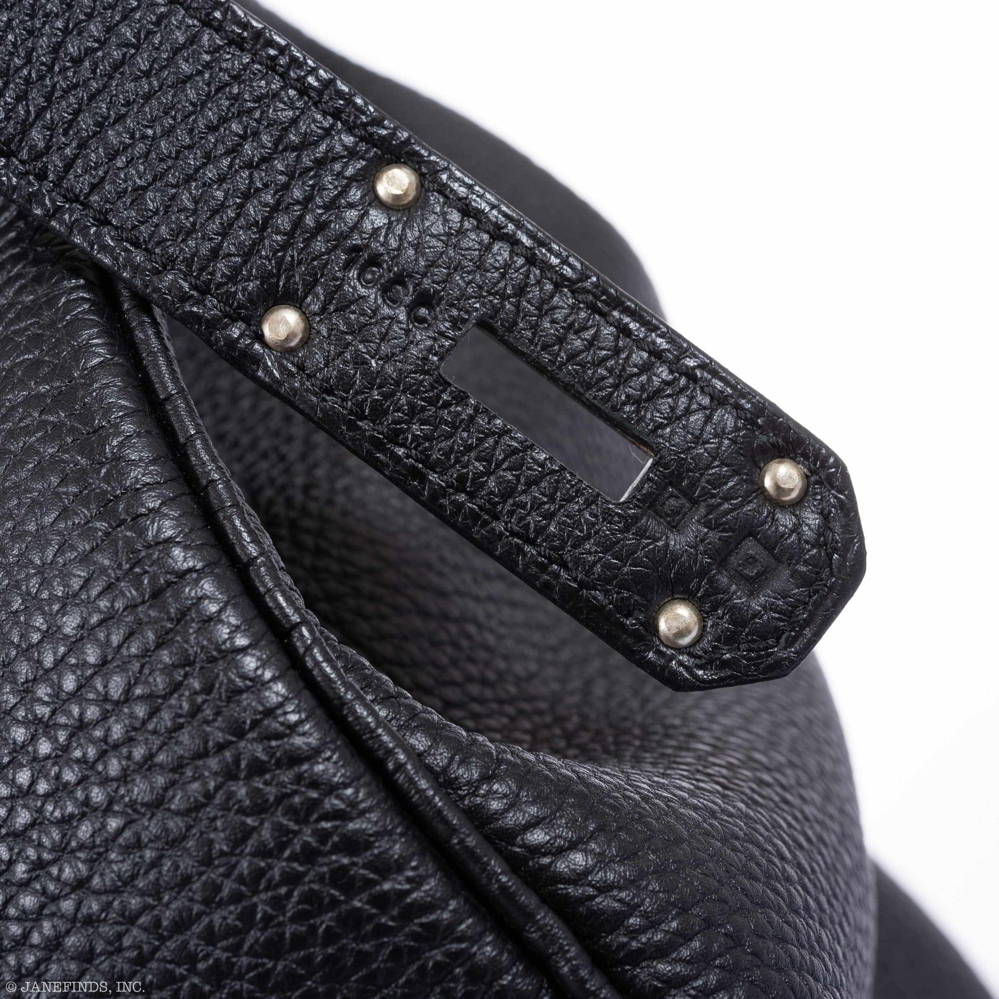 Hermès Birkin 40 HAC Black Clemence Palladium Hardware