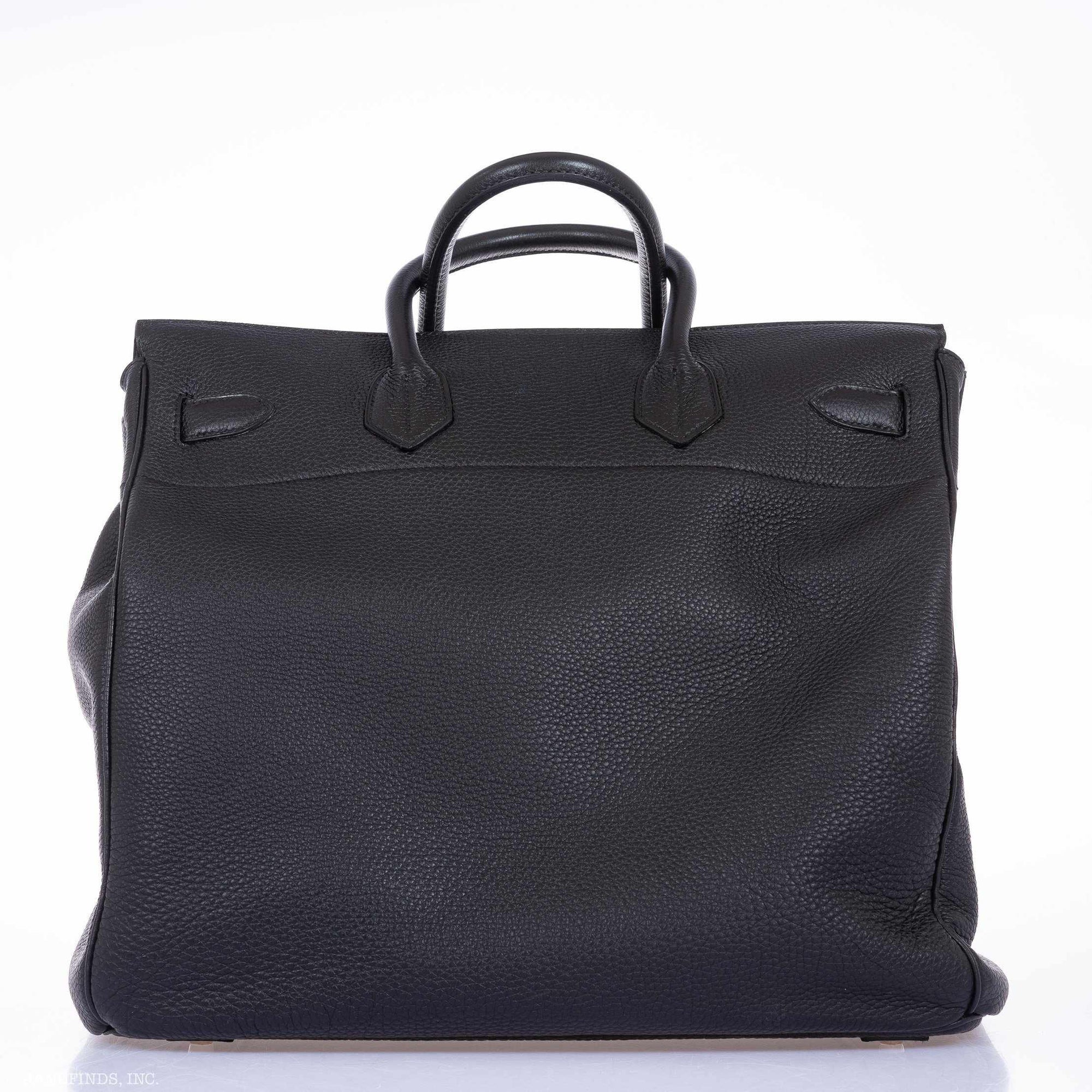 Hermès Birkin 40 HAC Black Clemence Palladium Hardware