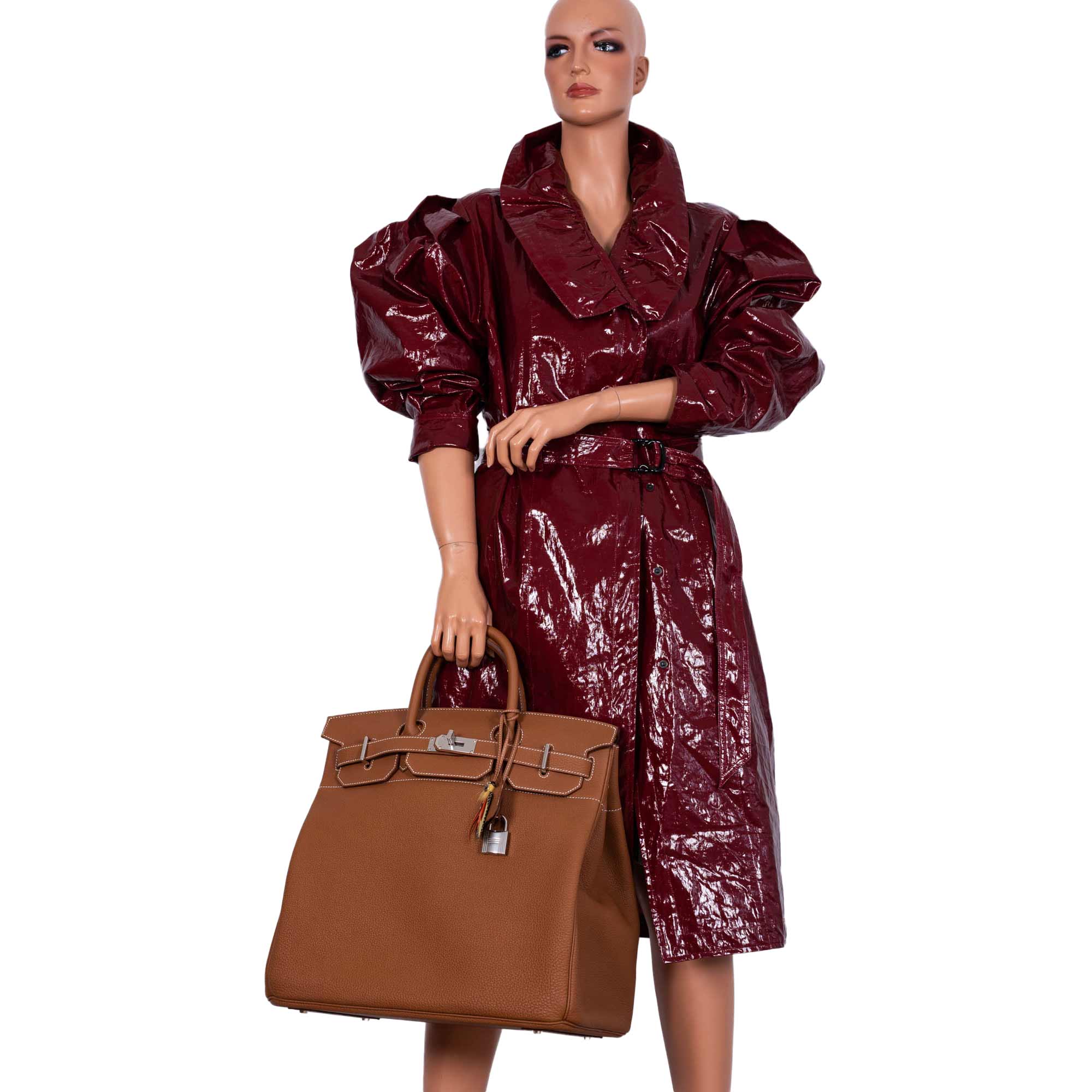 Hermès Birkin 40 HAC Gold Togo leather Palladium Hardware