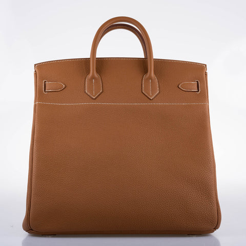 Hermès Birkin 40 HAC Gold Togo leather Palladium Hardware - 2021, Z