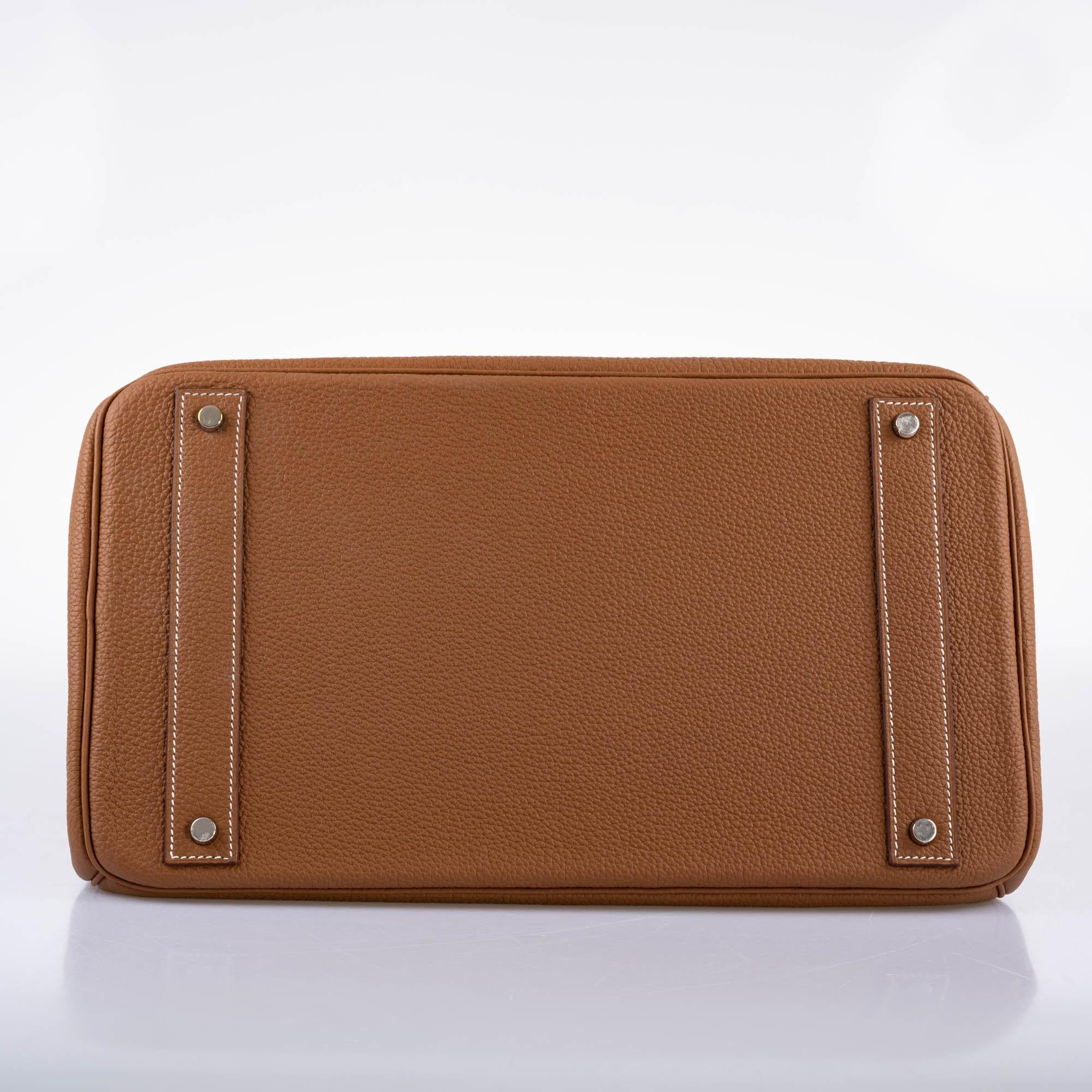 Hermès Birkin 40 HAC Gold Togo leather Palladium Hardware