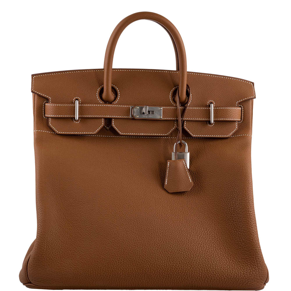 Hermès Birkin 40 HAC Gold Togo leather Palladium Hardware