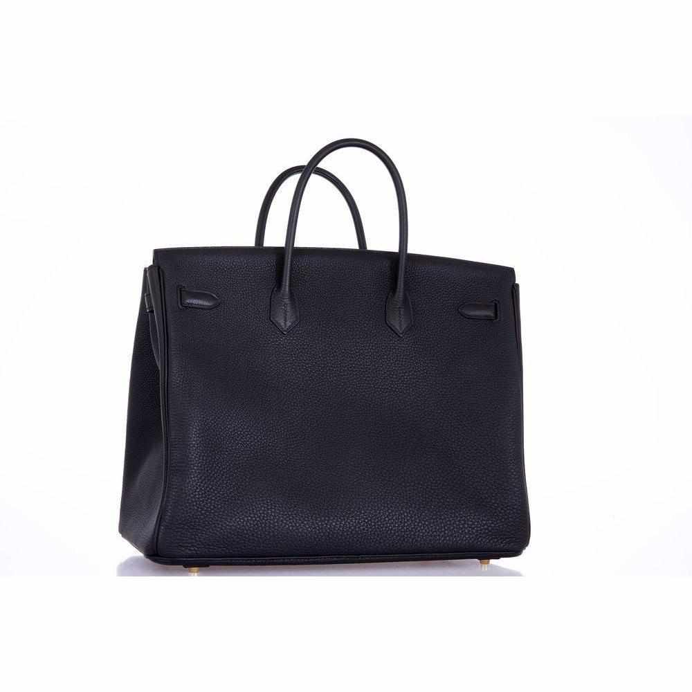 Hermès Birkin 40 HSS Black & Bleu Electric Togo Gold Hardware