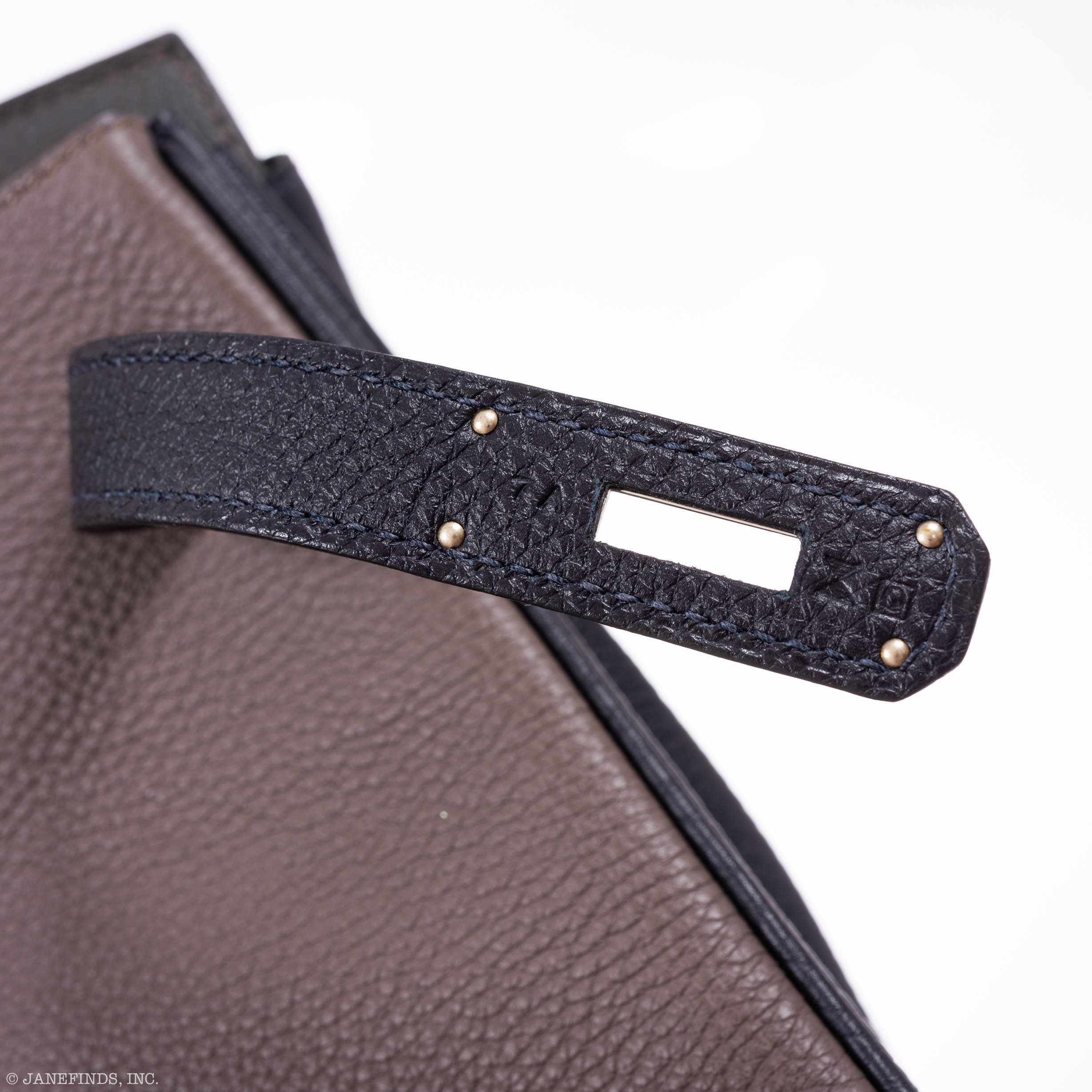 Hermès Birkin 40 HSS Étain Vert Foncé Noir Togo Palladium Hardware