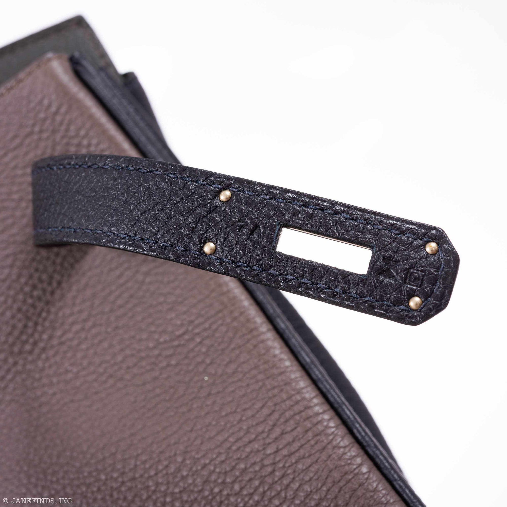 Hermès Birkin 40 HSS Étain Vert Foncé Noir Togo Palladium Hardware