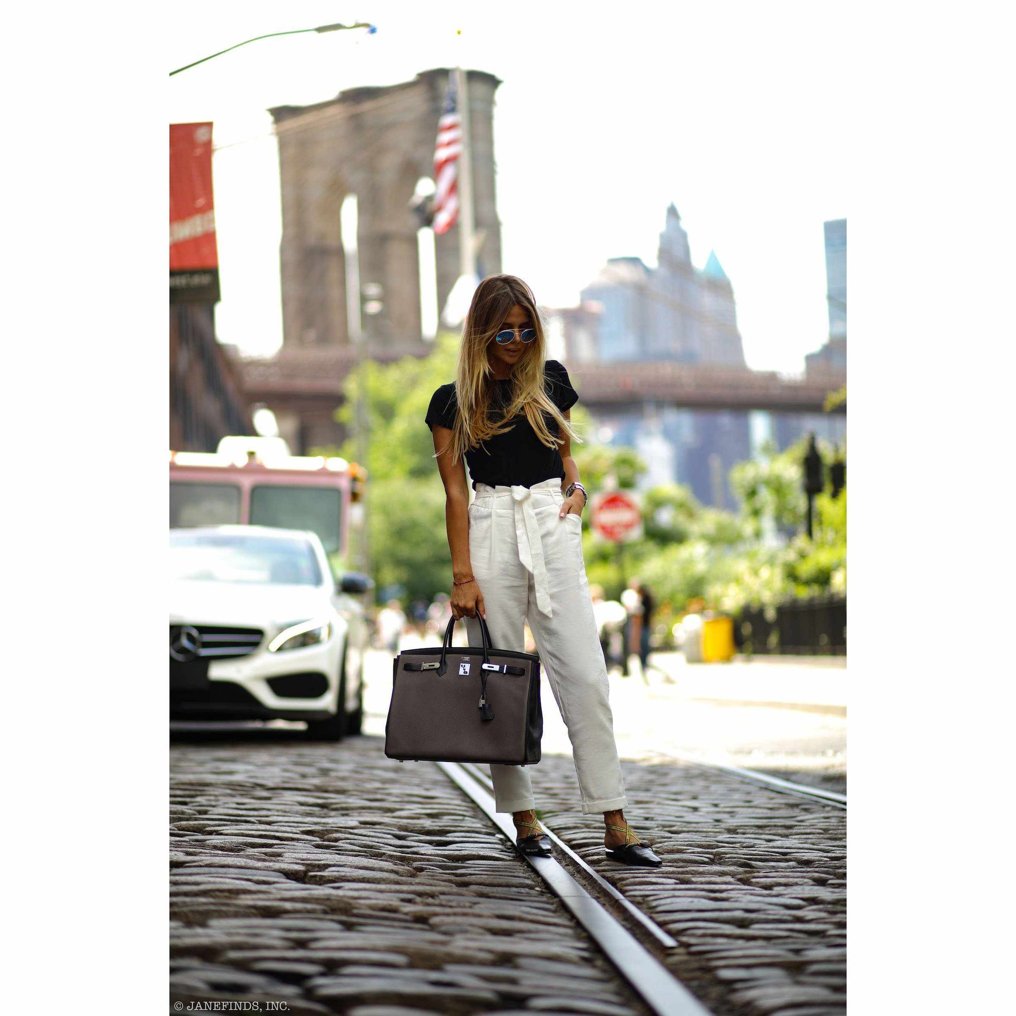 Hermès Birkin 40 HSS Étain Vert Foncé Noir Togo Palladium Hardware